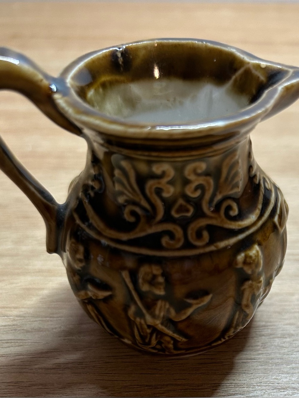 Vintage Arthur Lion Handle Daniel in the Lions Den Mini Pitcher